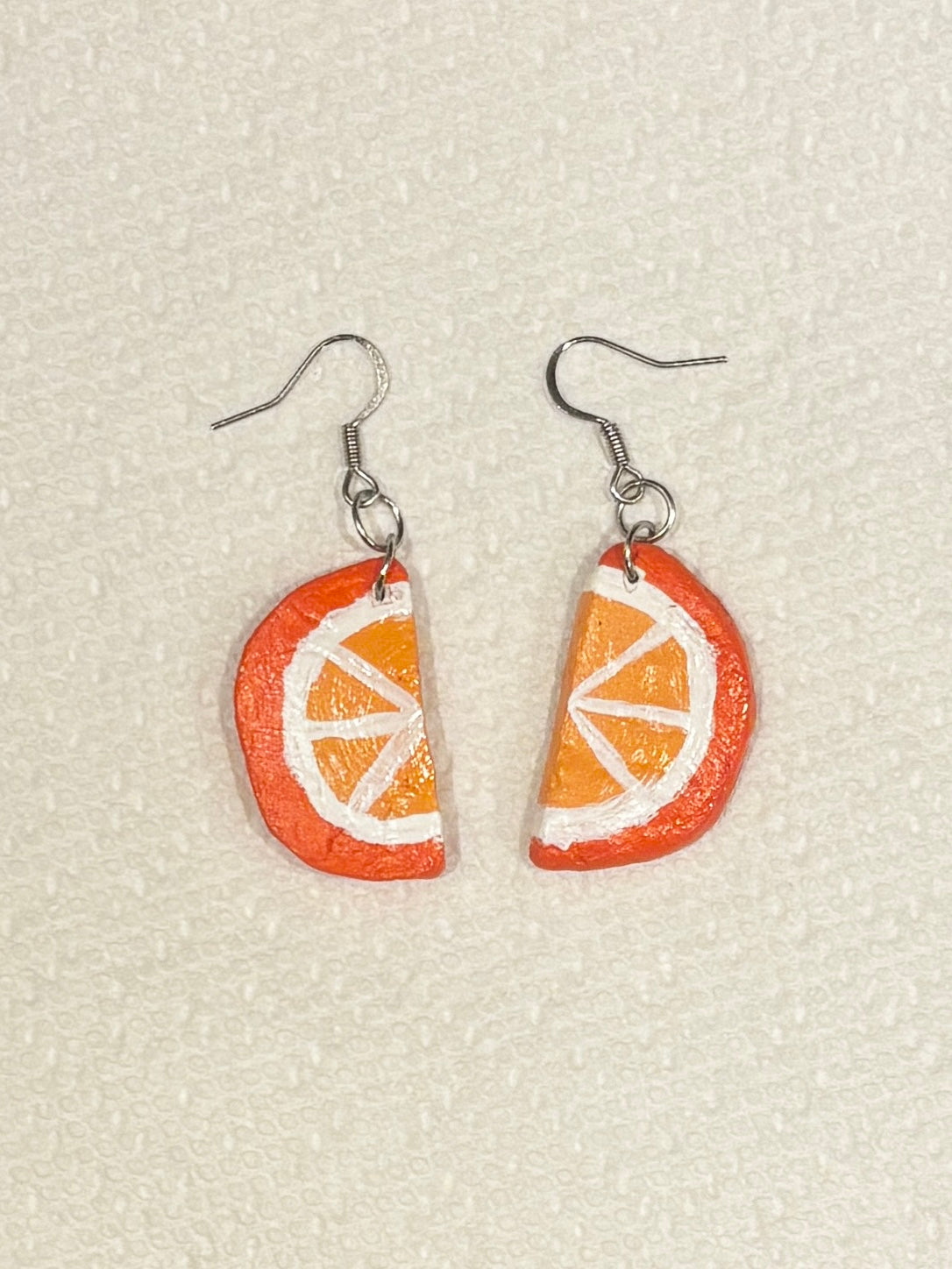 Orange Slice Earrings