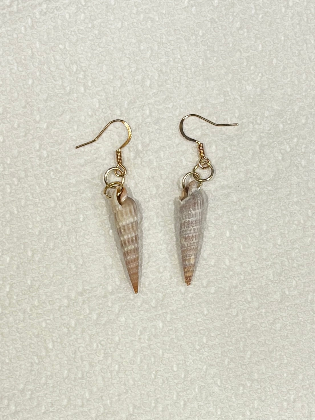 Spikey Shell Earrings (gold)