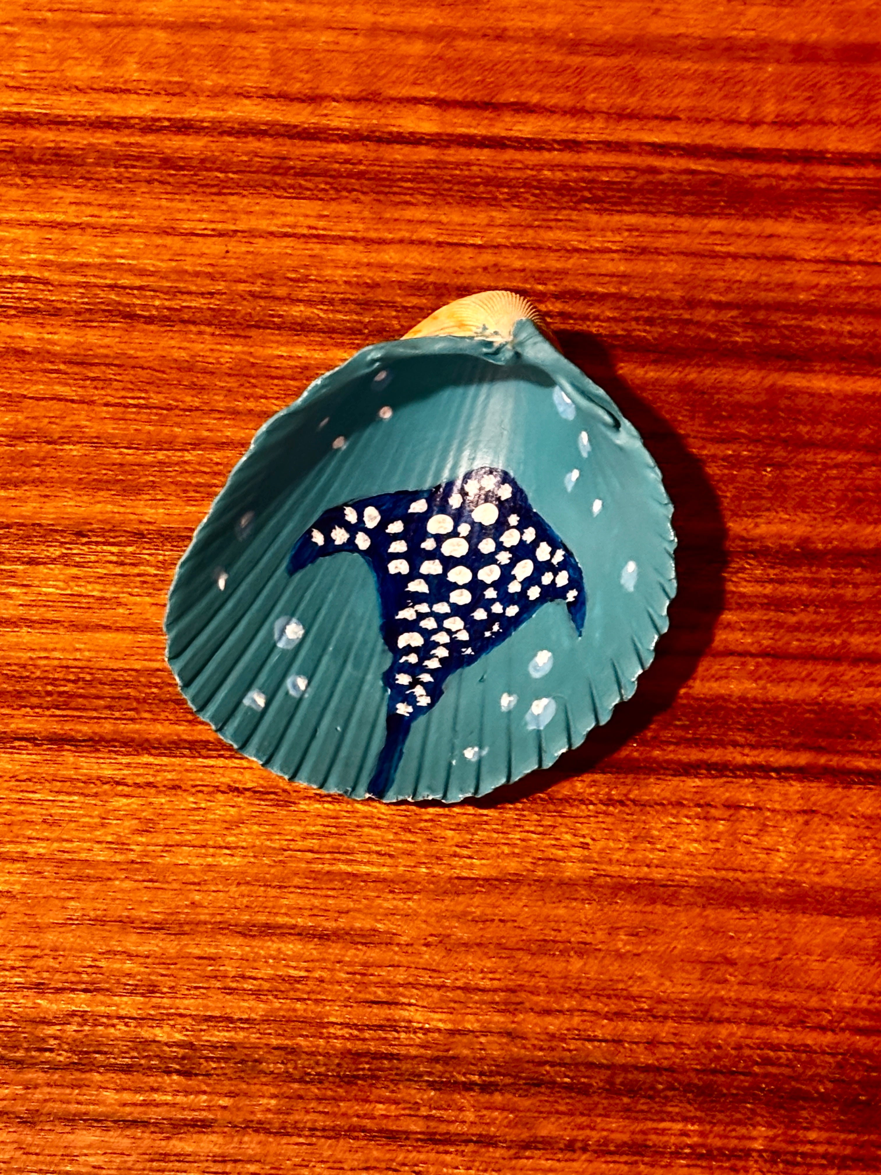 Stingray Clamshell Jewelry Dish